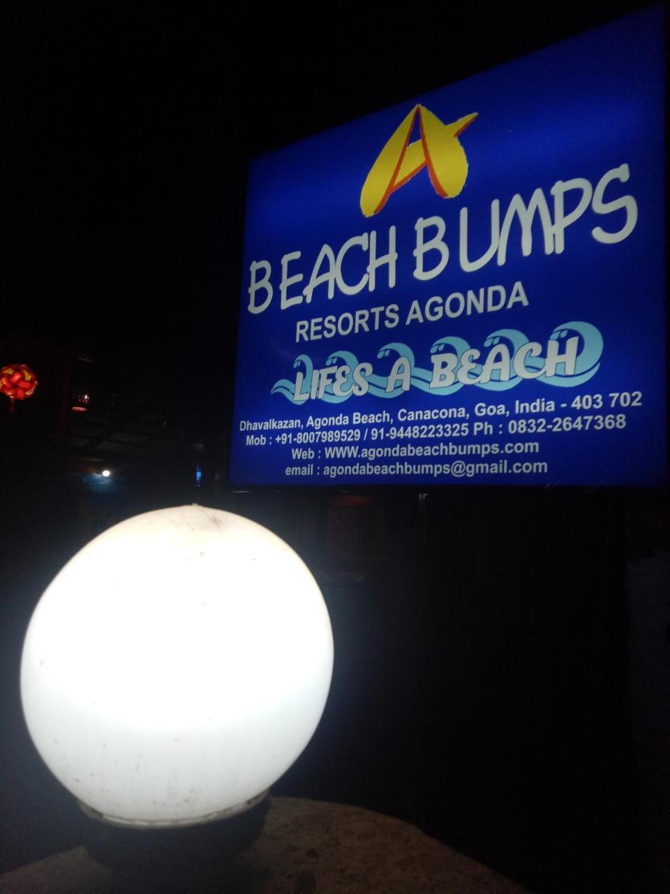 Agonda Beach Bumps酒店 外观 照片